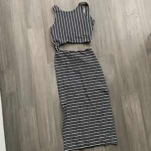 Zara cut out midi dress